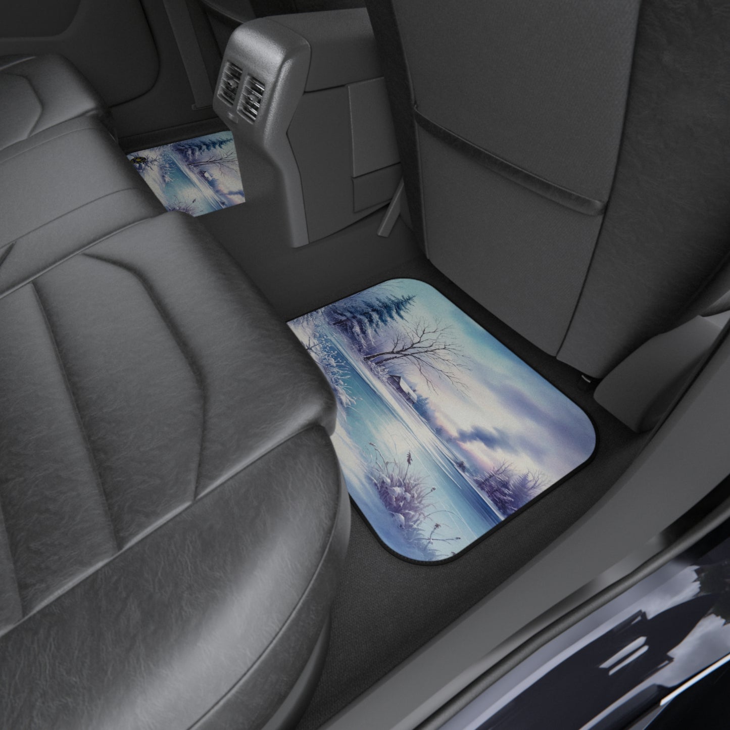 custom car floor mats - winter - white winter