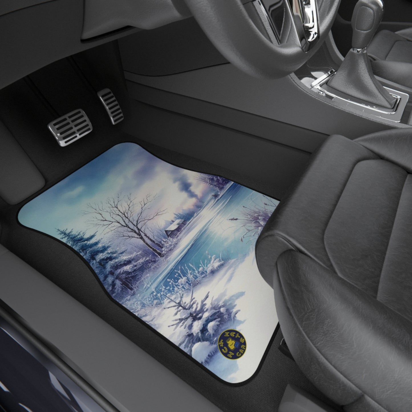 custom car floor mats - winter - white winter