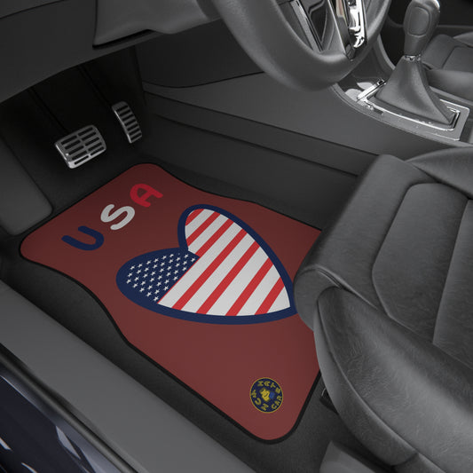 Car Mats (Set of 4) - USA - Love USA