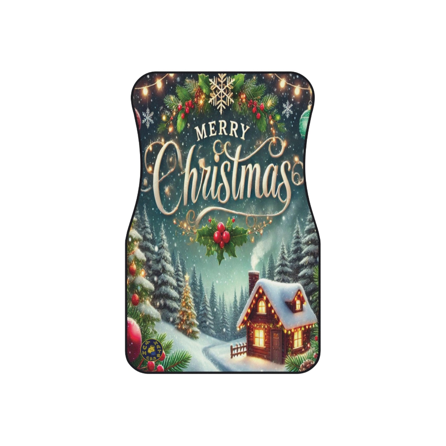 Custom Car Mats - Christmas - Christmas Evening