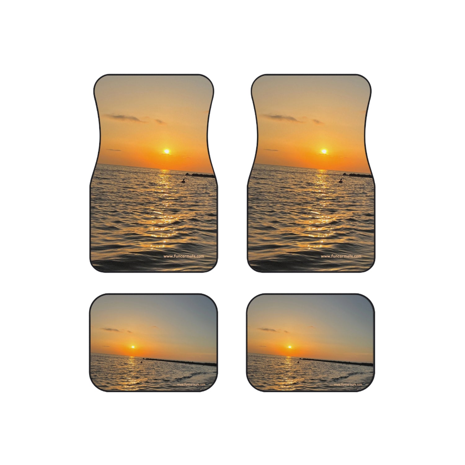 Custom Car Mats - Sunset 