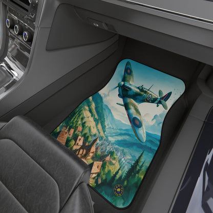 Custom Car Mats (Set of 4) - Plane - Spitfire