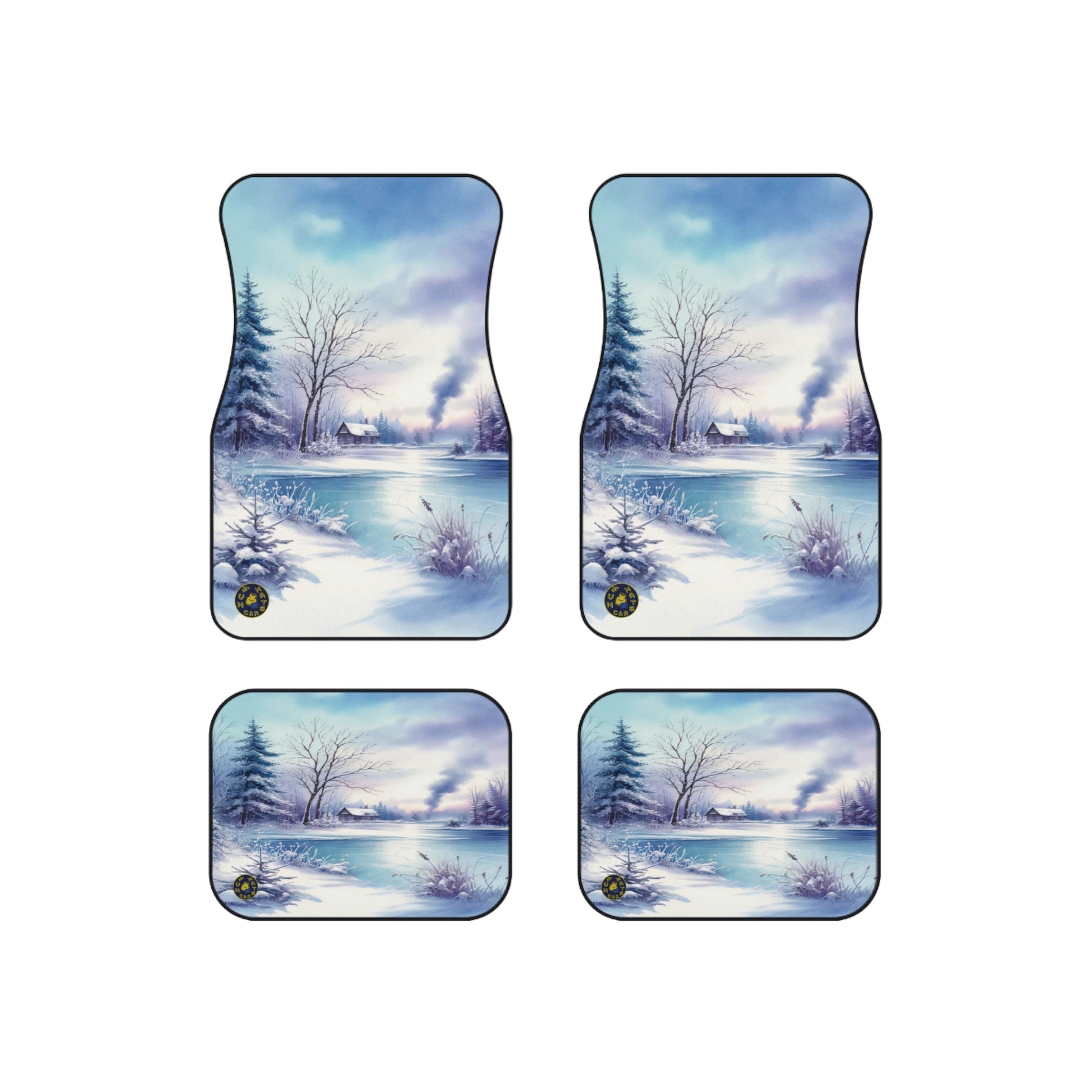 custom car floor mats - winter - white winter 