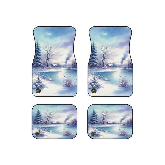 custom car floor mats - winter - white winter 