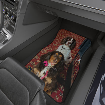 Custom Car Mats (Set of 4) - custom made - Cute dogs