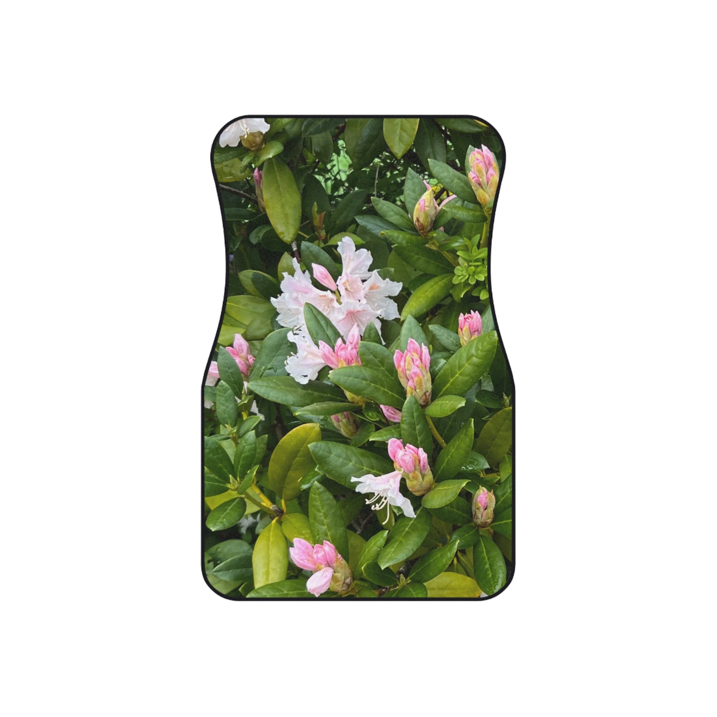 custom car mats - front car mat - spring flowers 