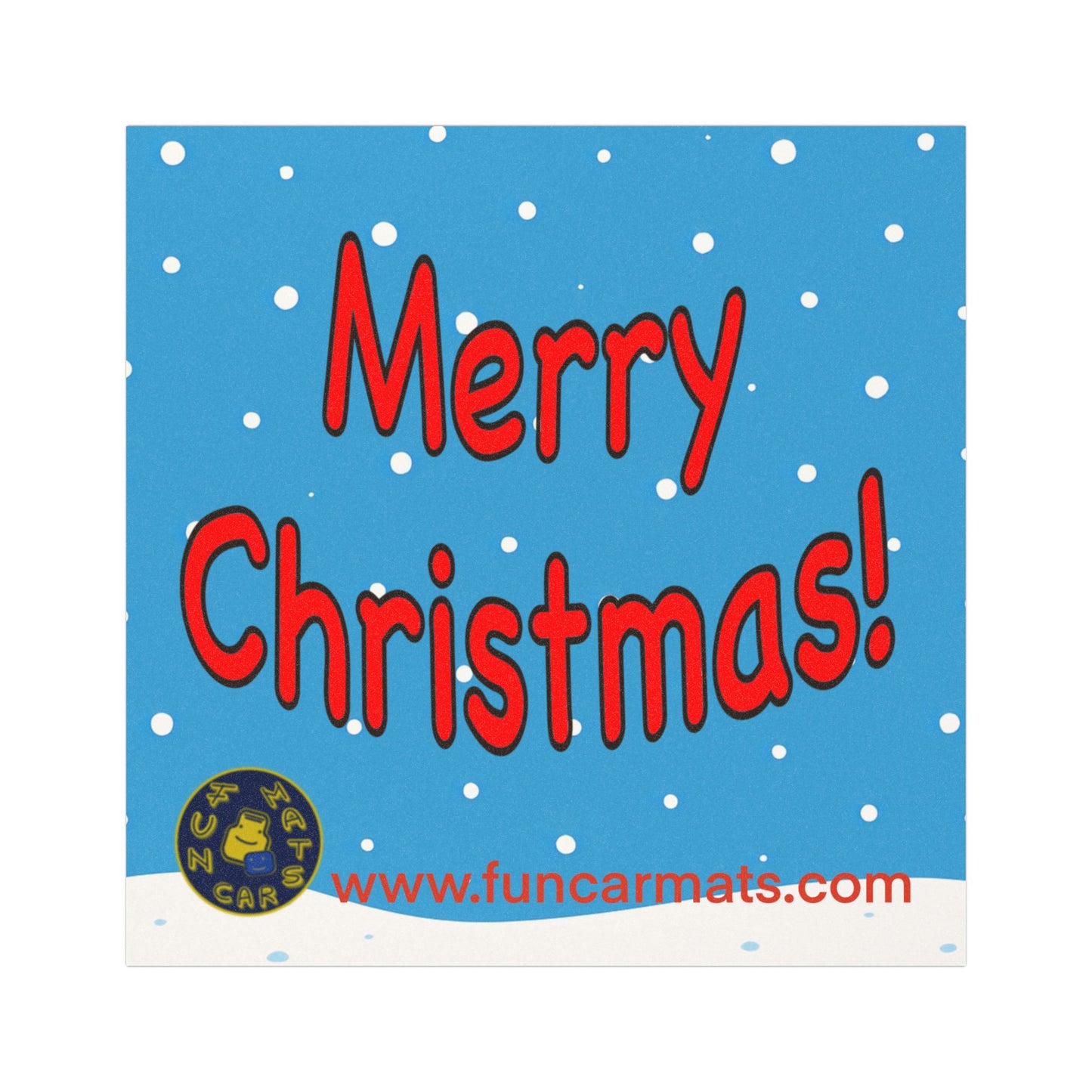 Festive Christmas Car Magnets - Cheerful Holiday Decor