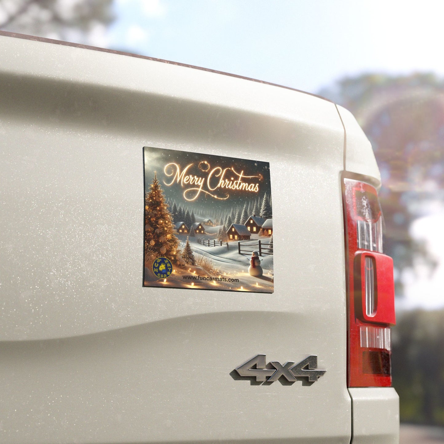 Merry Christmas Car Magnets - Festive Holiday Decor