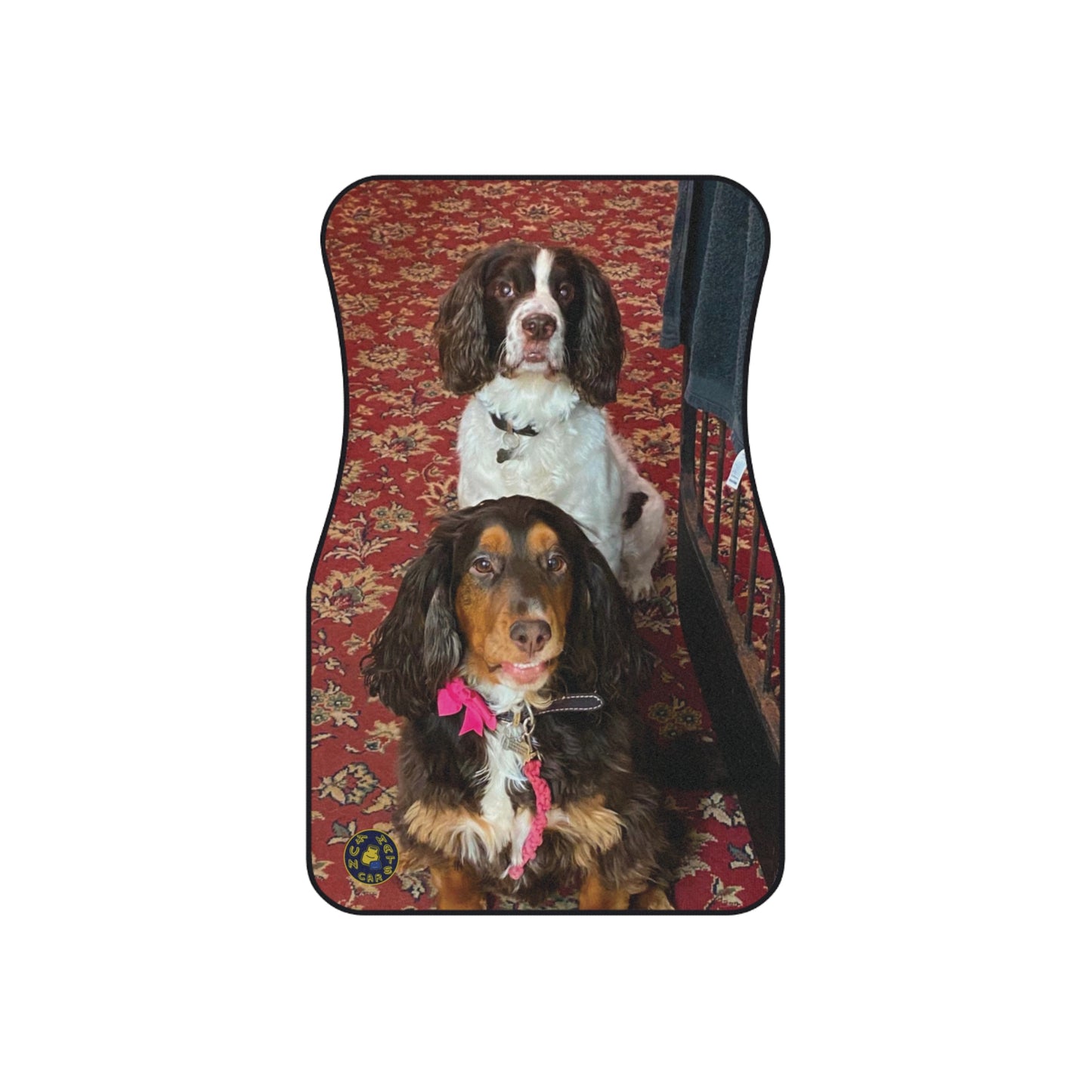 Custom Car Mats (Set of 4) - custom made - Cute dogs