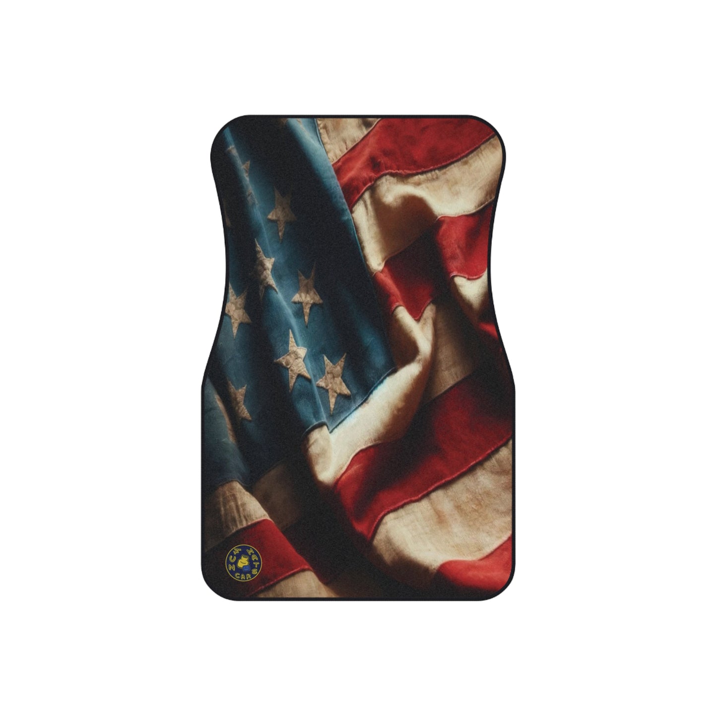 Custom Car Mats (Set of 4) - Flags - Vintage USA