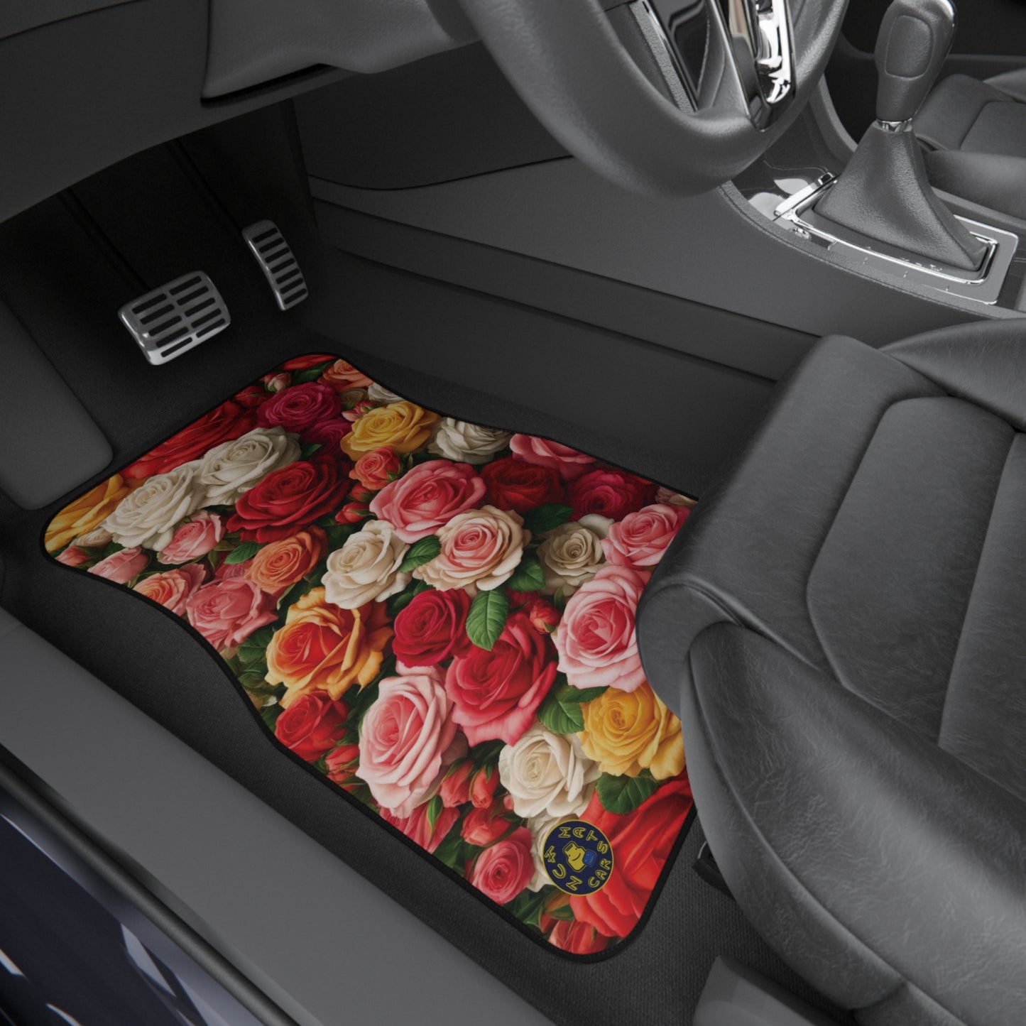 Custom Car Mats (Set of 4) - Nature - Roses