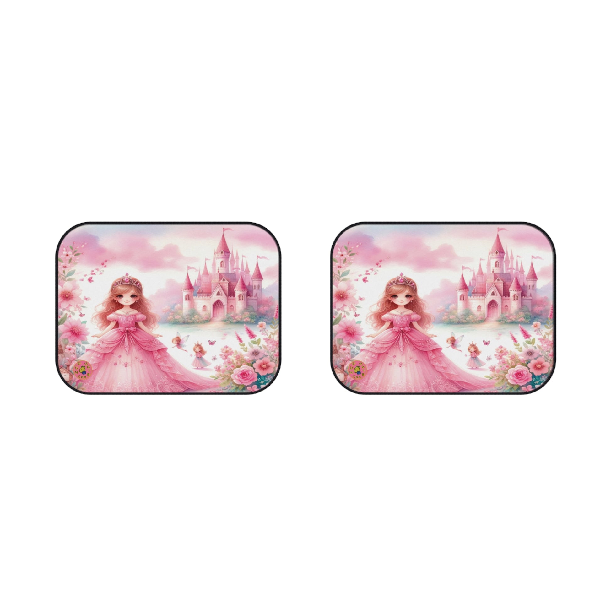 custom car mats - kids - princess in pink - car floor mats 
