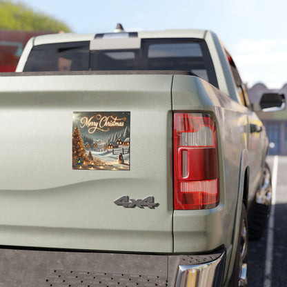 Merry Christmas Car Magnets - Festive Holiday Decor