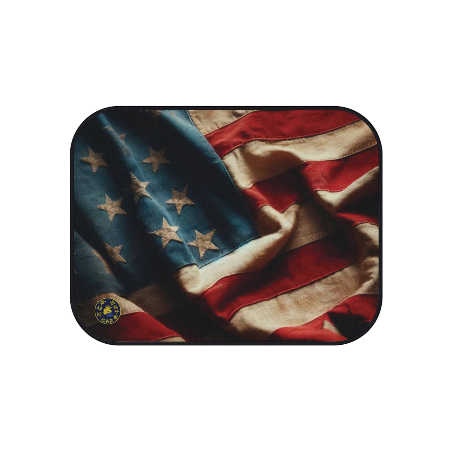 Custom Car Mats (Set of 4) - Flags - Vintage USA