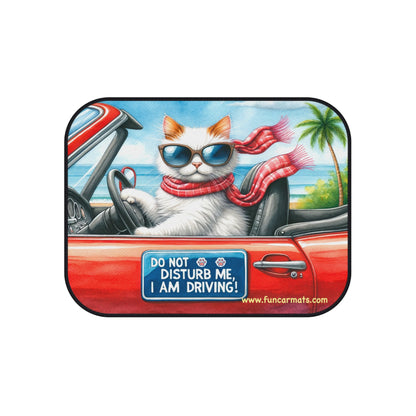 custom car mats - cartoon cat driving