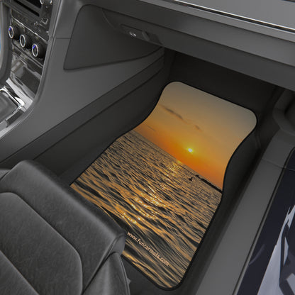 custom car mats - front passenger side - Sunset 