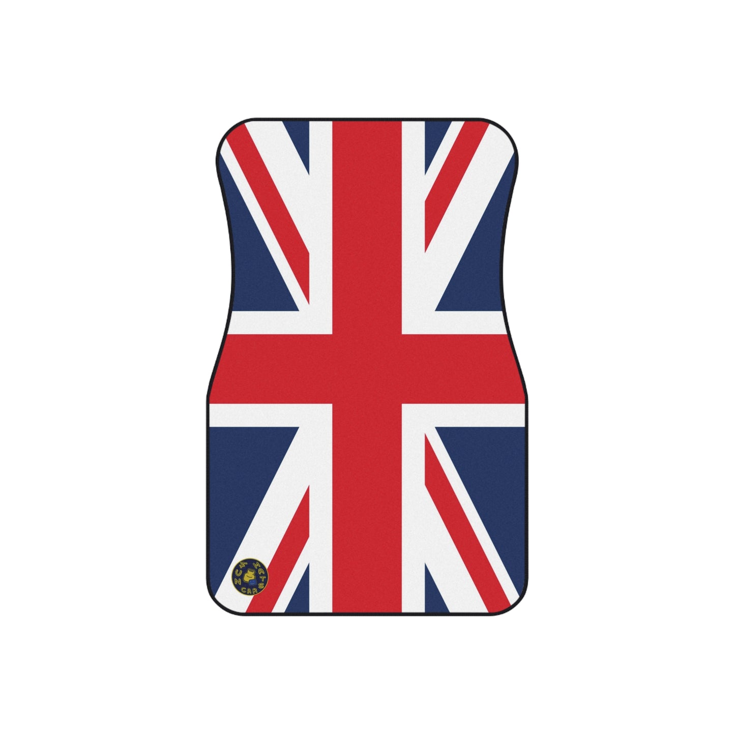 Union Jack design car floor mat with a British flag theme