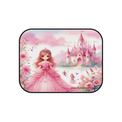 custom car mats - princess in pink