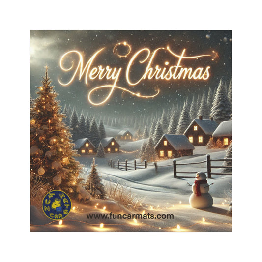 Merry Christmas Car Magnets - Festive Holiday Decor