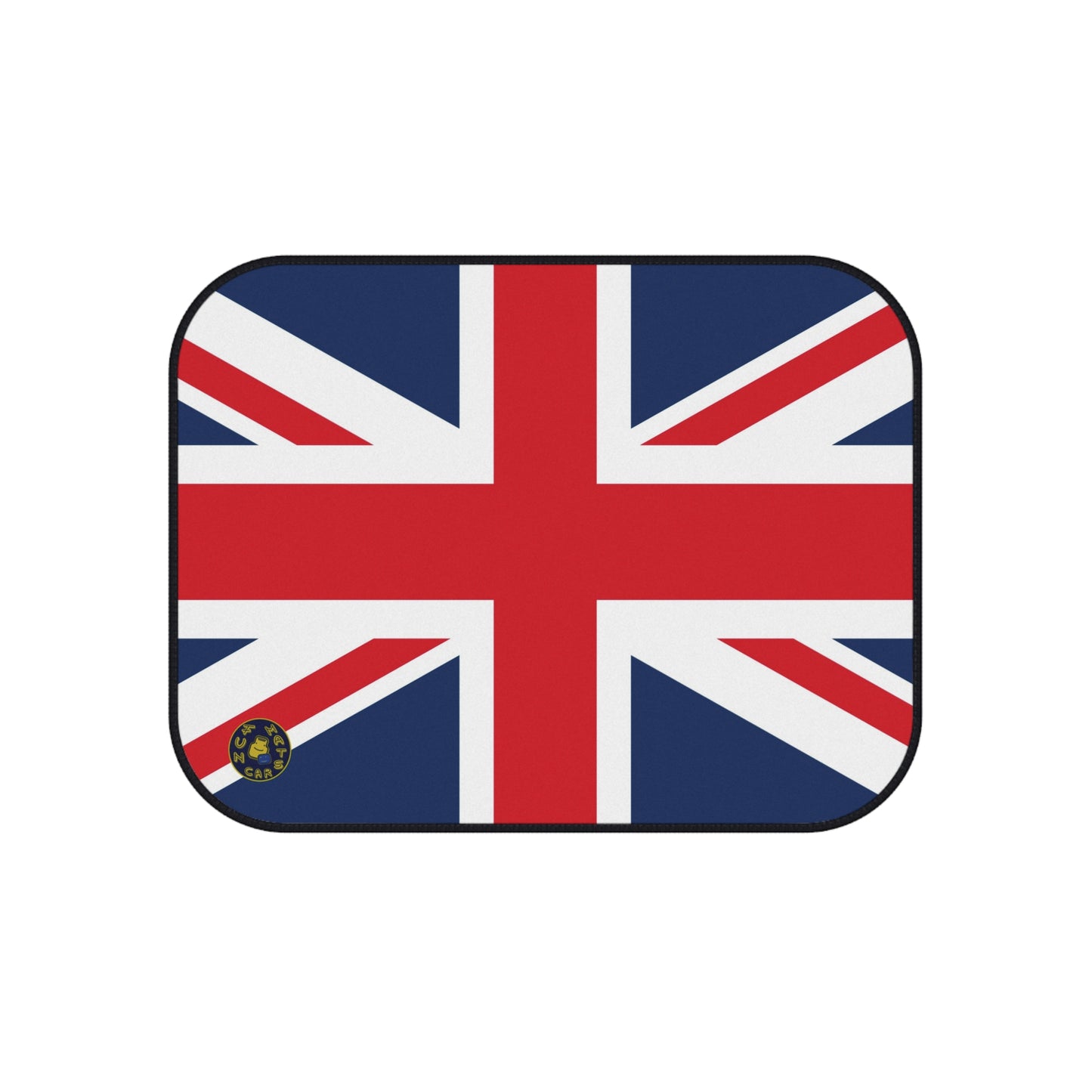 Union Jack design car floor mat with a British flag theme