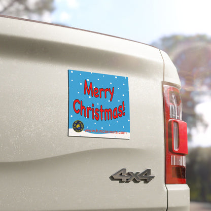 Festive Christmas Car Magnets - Cheerful Holiday Decor