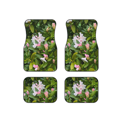 custom car mats - spring flowers