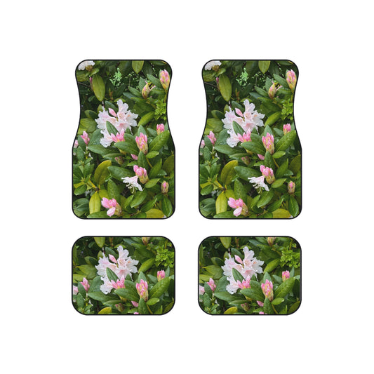 custom car mats - spring flowers