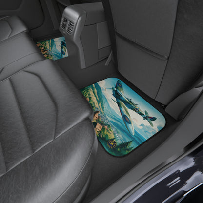 Custom Car Mats (Set of 4) - Plane - Spitfire