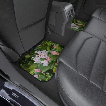 custom car mat - rear mat - spring flowers